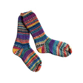 Scrappy Frankenstein Wool Socks, Whimsical Patterns, Ideal for Cold Days and Cozy Nights, Quirky Gift for Friends & Family